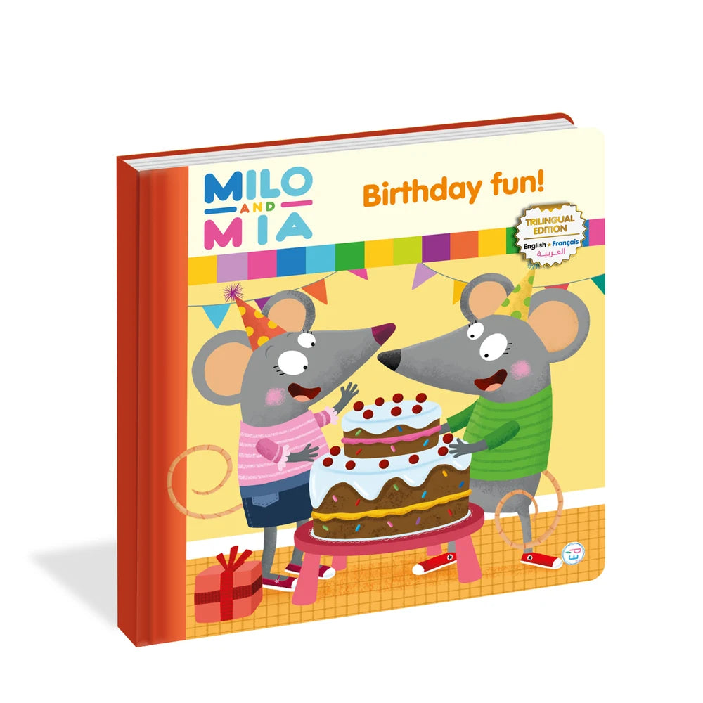 Plume Univers Milo et Mia - Birthday Fun (Trilingue)
