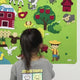 Tapiz Mural Educativo de Fieltro - Tema Espacial