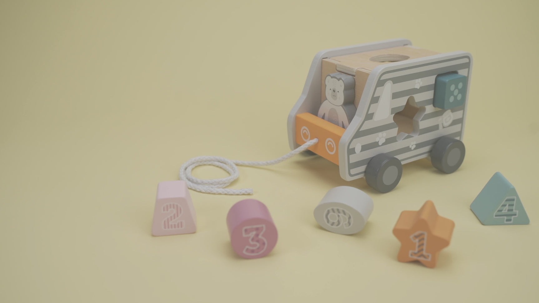 Viga Toys PolarB Camion de Tri de Formes à Tirer 24M+