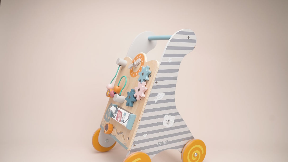 Viga Toys PolarB Trotteur en bois Educatif 18M+