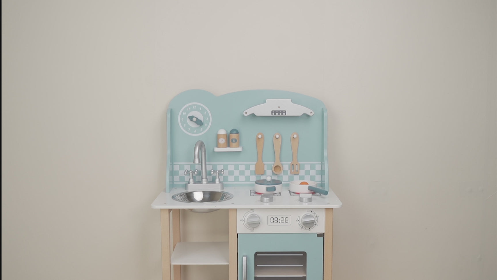 Viga Toys PolarB Cuisine avec Ustensiles 3A+ - Rose