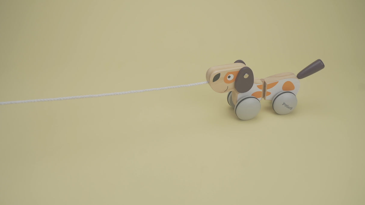 Viga Toys PolarB Chien à Tirer en Bois 18M+