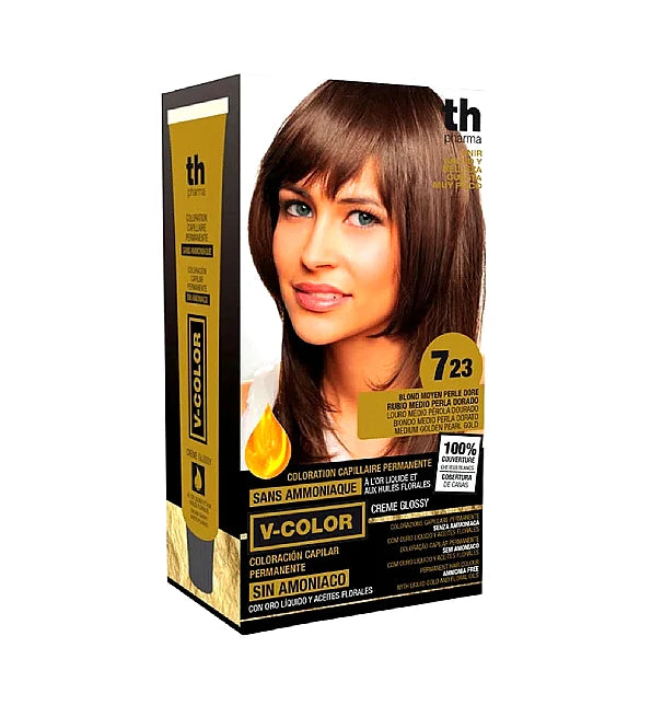 Th-Vitalia Color N° 7.23 Medium Blonde Golden Pearl