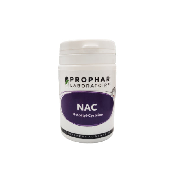 Prophar NAC 600 mg boîte de 50 gélules – photo du produit