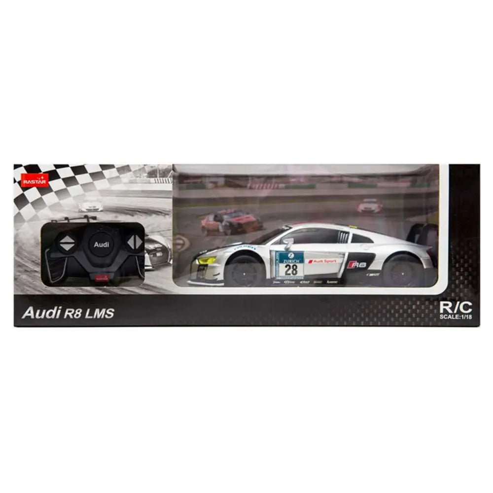 Rastar Voiture Télécommandée Audi R8 Échelle 1:18 - Blanc