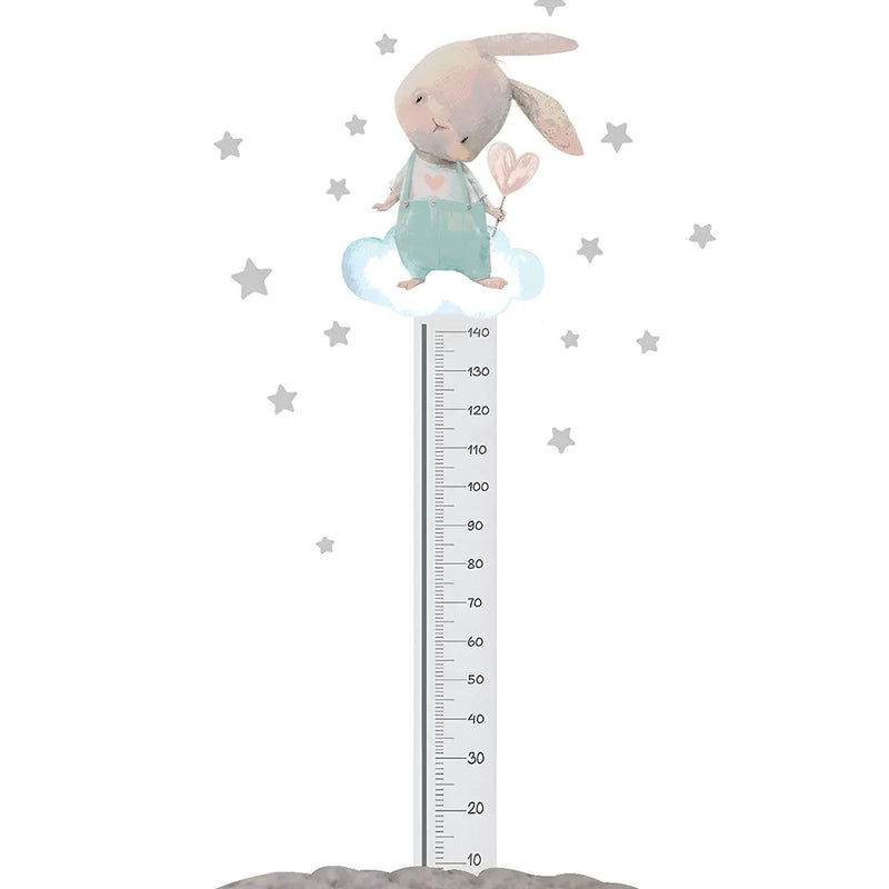 Bébé Safe Rabbit Height Measurement Wall Ruler