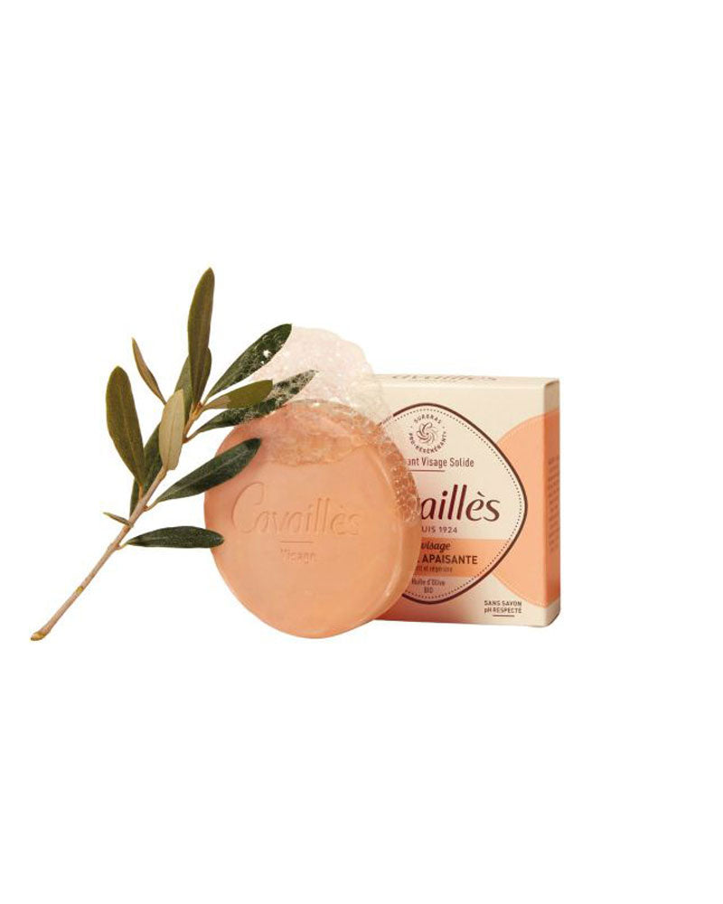 Rogé Cavaillès Limpiador Facial Sólido Espuma Calmante 70g