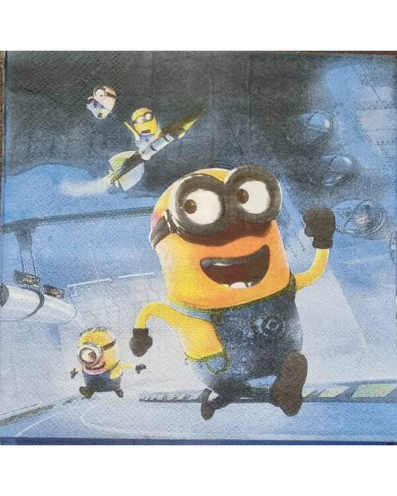 Pack of 10 Paper Napkins - Minions