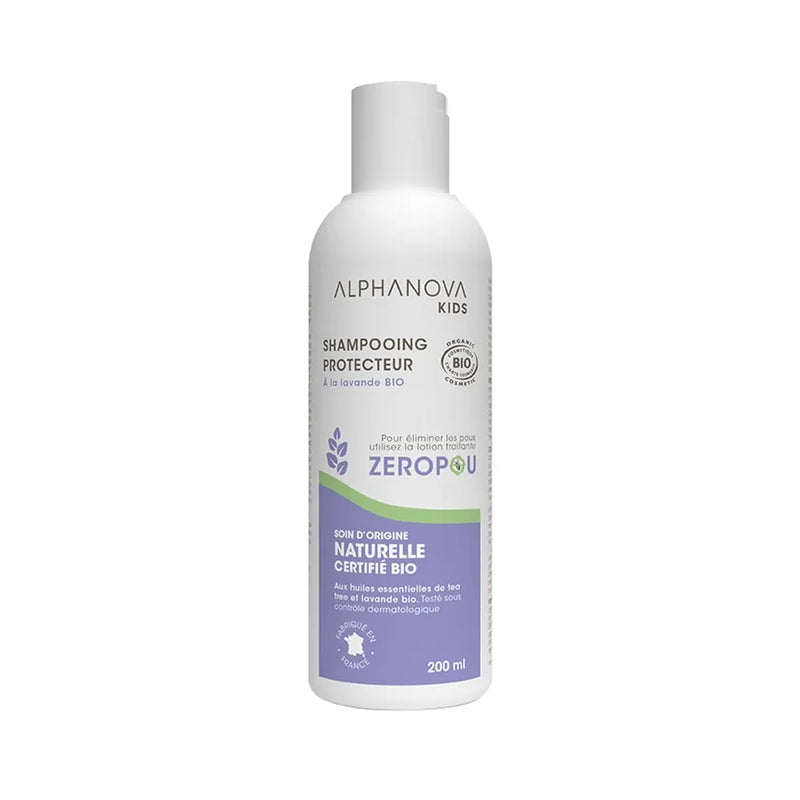 Champú orgánico Alphanova Kids antipiojos con lavanda - 200 ml