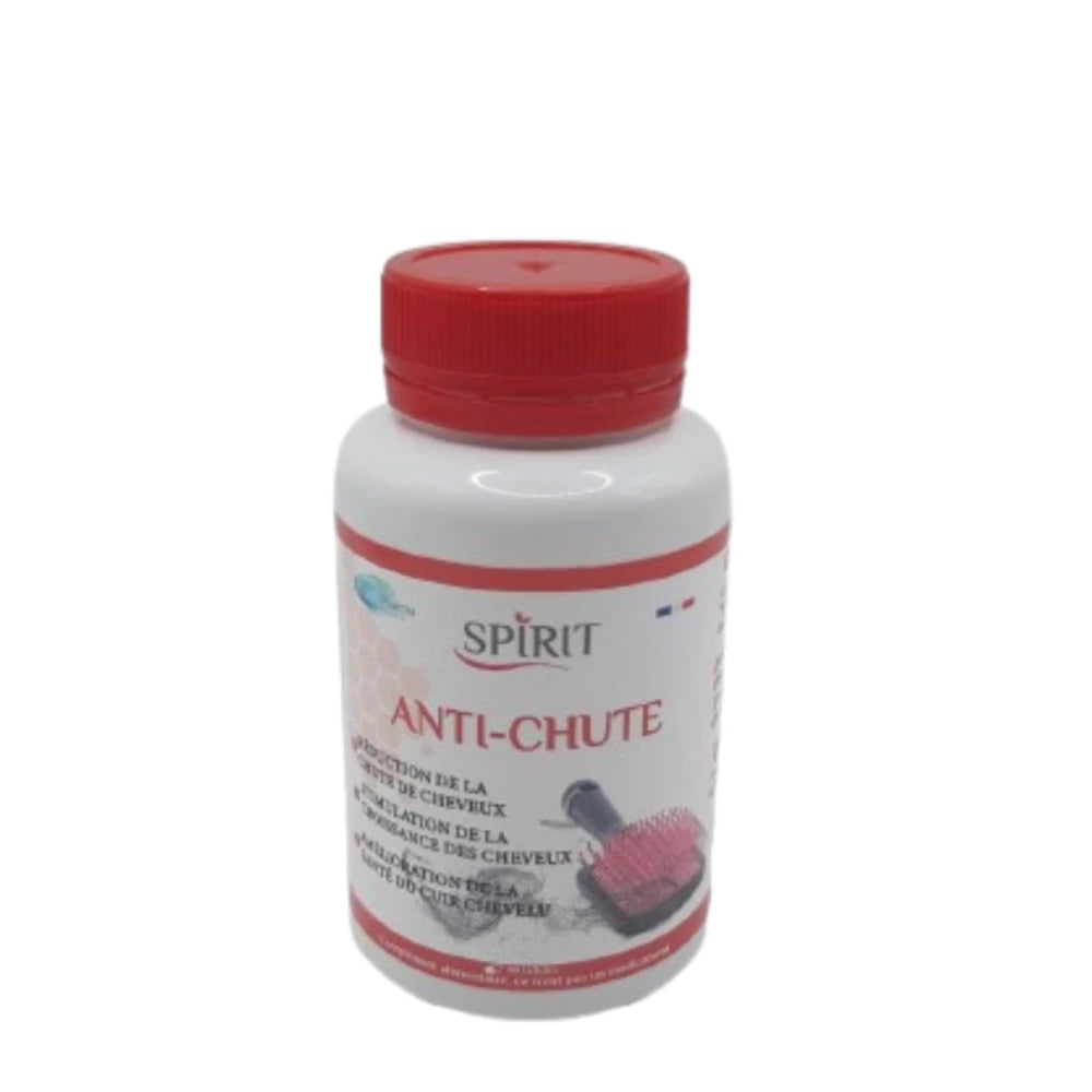 Spirit Anti-Chute 60 gélules – boîte du complément alimentaire cheveux