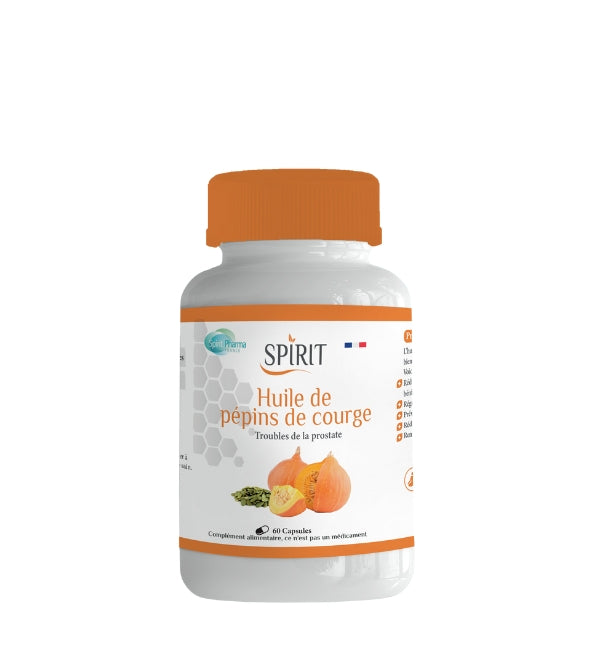 Spirit Huile de Pépins de Courge – 60 capsules