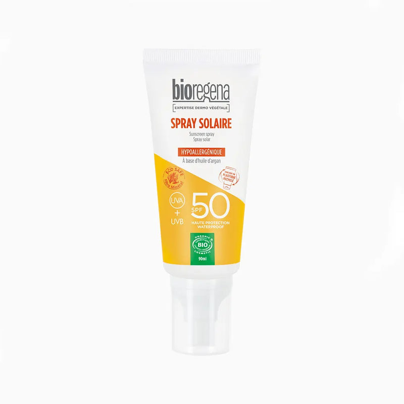 Spray solar orgánico Bioregena FPS 50 para adultos - 90 ml