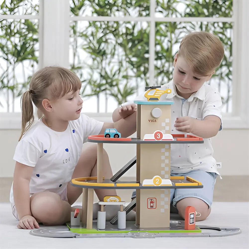 Viga Toys Parking & Station Service 3A+