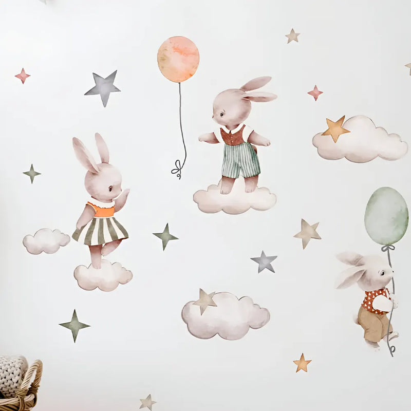 Bébé Safe Rabbit Wall Stickers