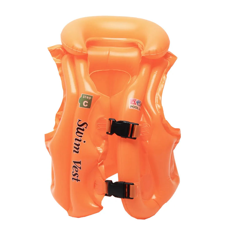 Chaleco de natación inflable - Naranja