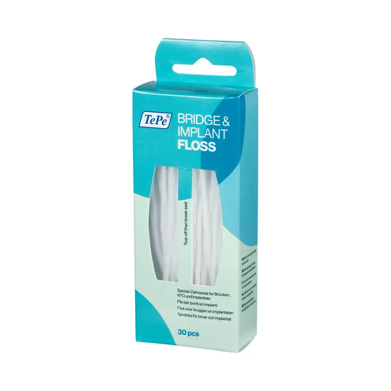 TePe Bridge & Implant Dental Floss 30 Pieces