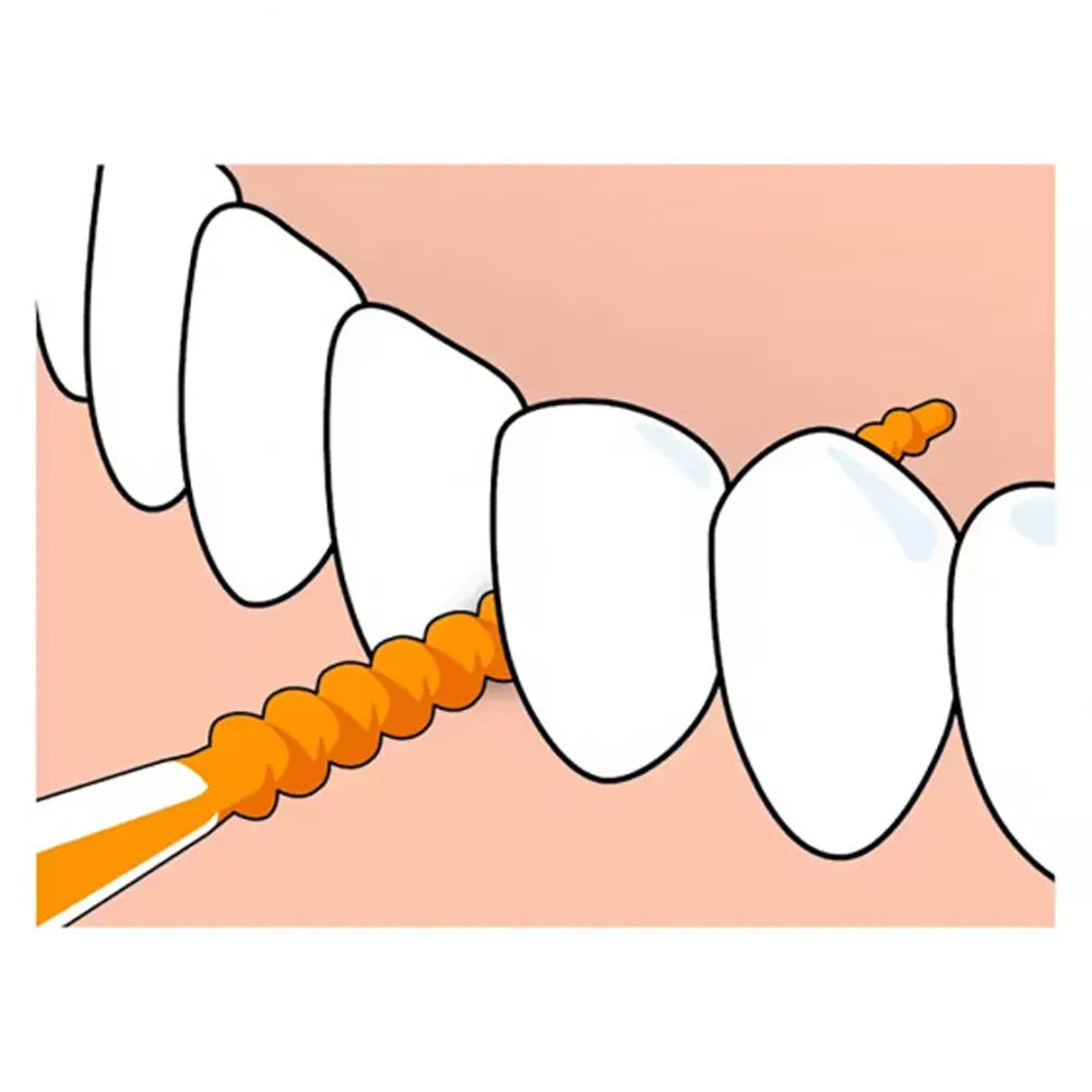 TePe EasyPick 36 Pièces Taille XS/S - Orange