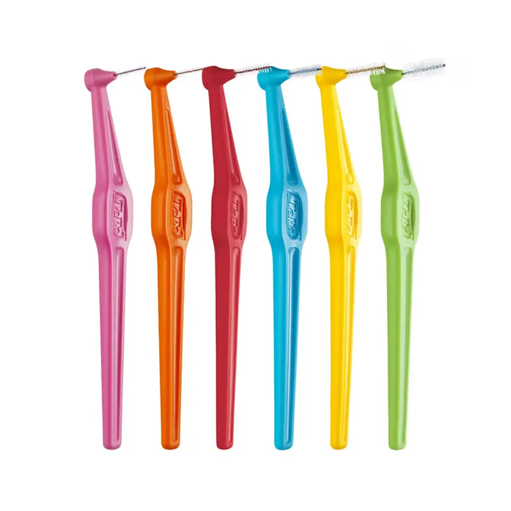 TePe Lot de 6 Brosses Angle Interdentaires 0,6mm Taille 3 - Bleu