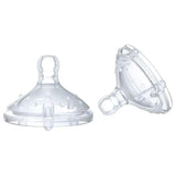 Nuby Set of 2 Anti-Colic Nipples 1.2.3 Flow - 0m+