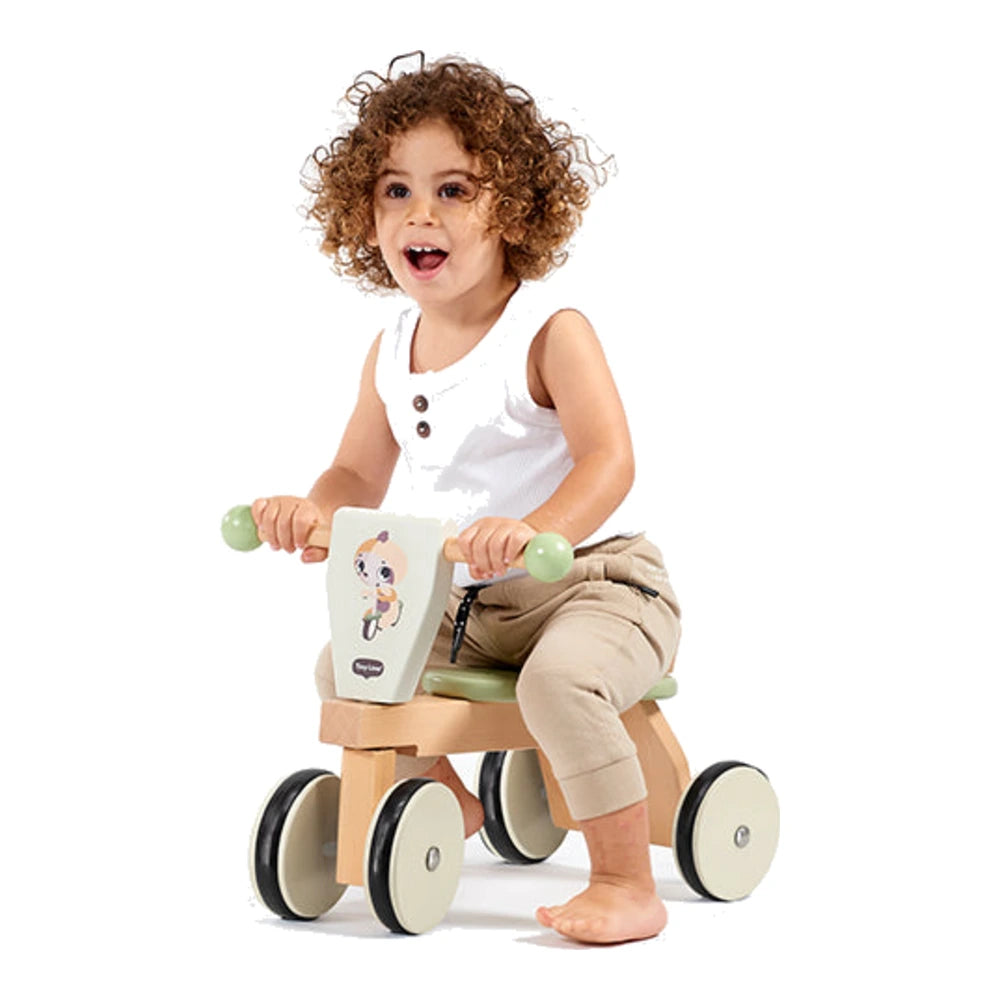 Tiny Love Porteur Tricycle en Bois Boho Chic