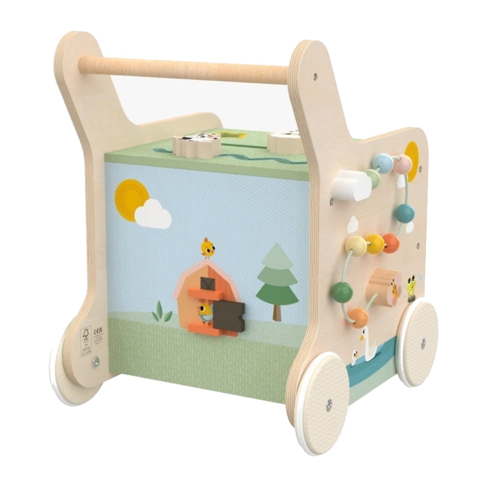 Tiny Love Chariot de Marche en Bois Farmers Funday