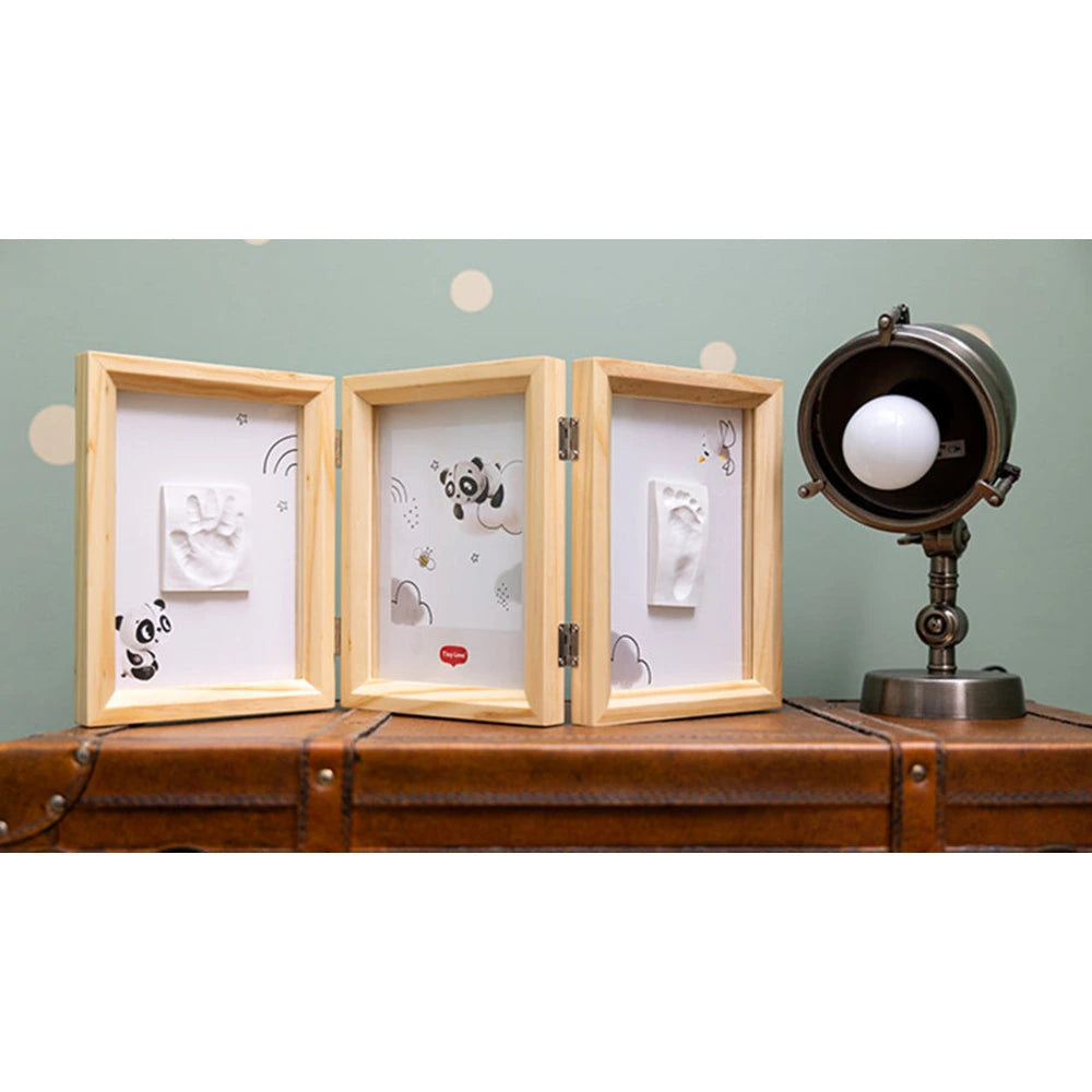 Tiny Love Cadre Empreintes Double Tiny Creations - Bois