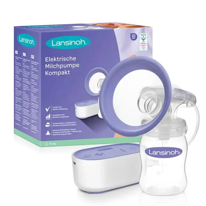 Extractor de leche eléctrico compacto Lansinoh