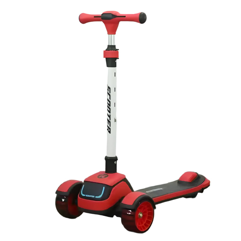 Patinete Infantil de 3 Ruedas en Forma de Coche - Rojo