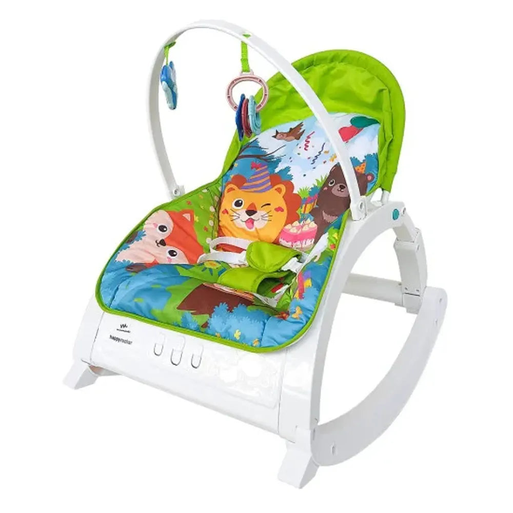 Mecedora musical vibratoria y plegable - Verde