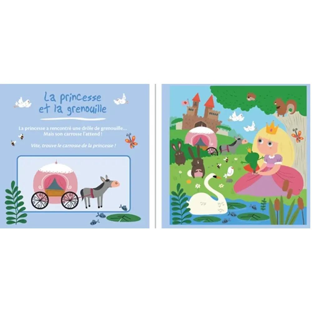Libro para colorear con pincel mágico - Princesas y hadas