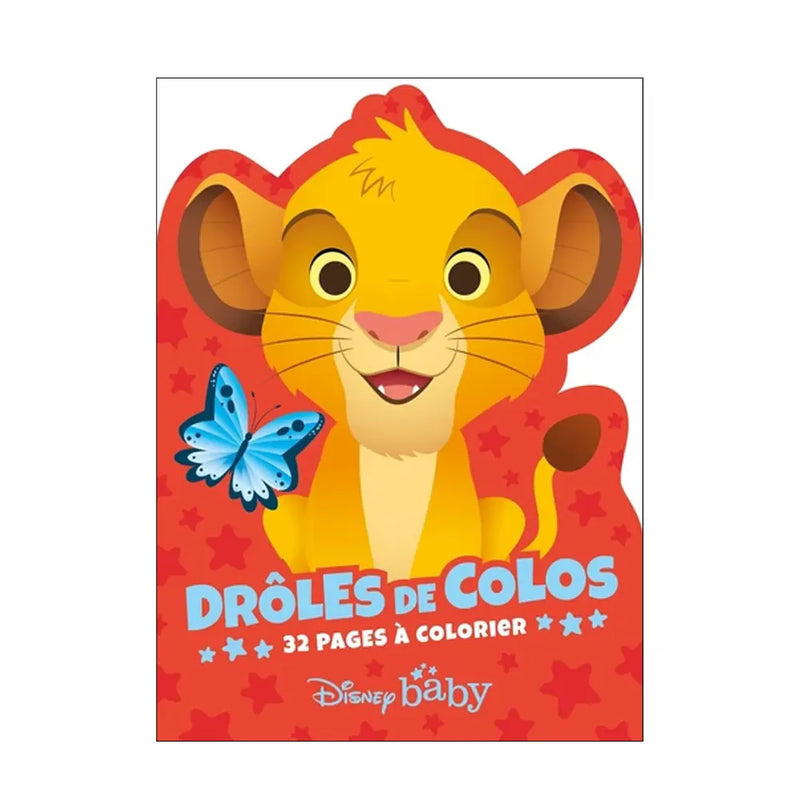 Hachette Funny Coloring Pages Simba
