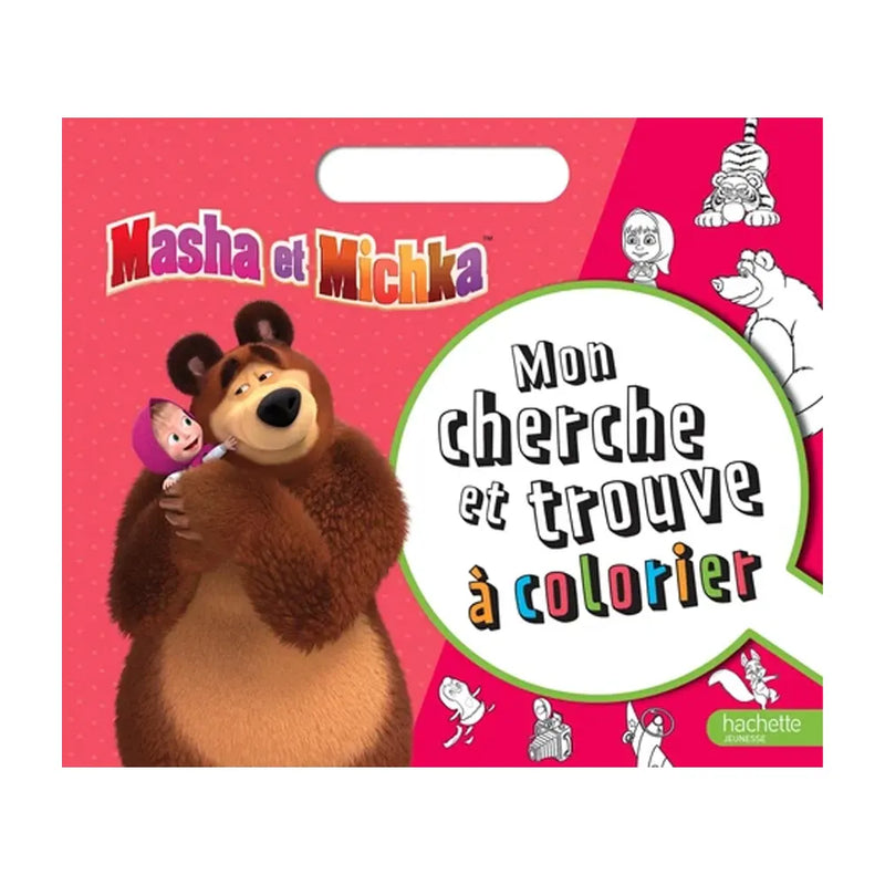Hachette My Search and Find to Color – Masha and the Bear