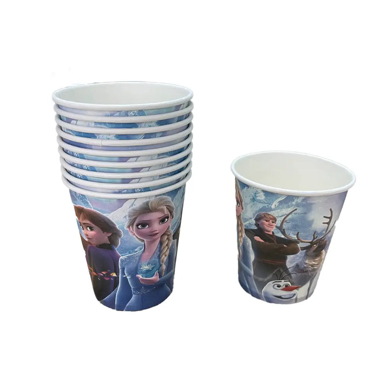 Pack of 10 Paper Cups - Frozen