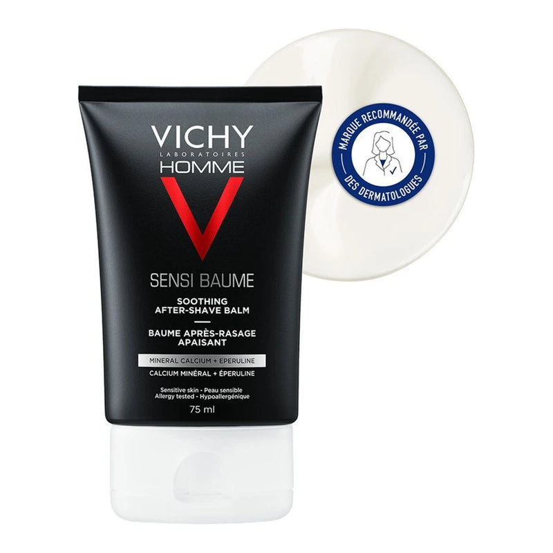 Vichy Homme Sensi-Baume Après-Rasage Fortifiant Peau Sensible – 75 ml