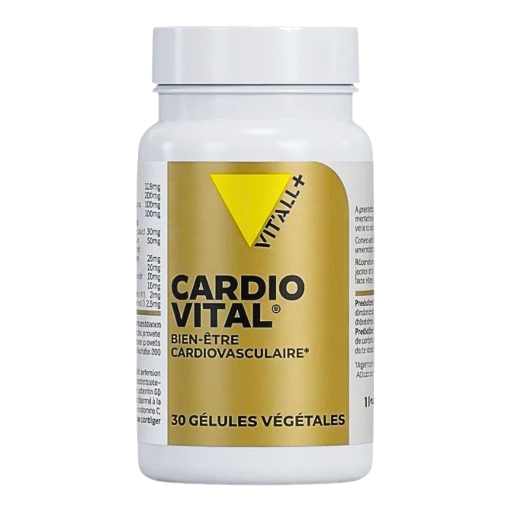Vit'All+ Cardio Vital – pilulier de 30 gélules végétales