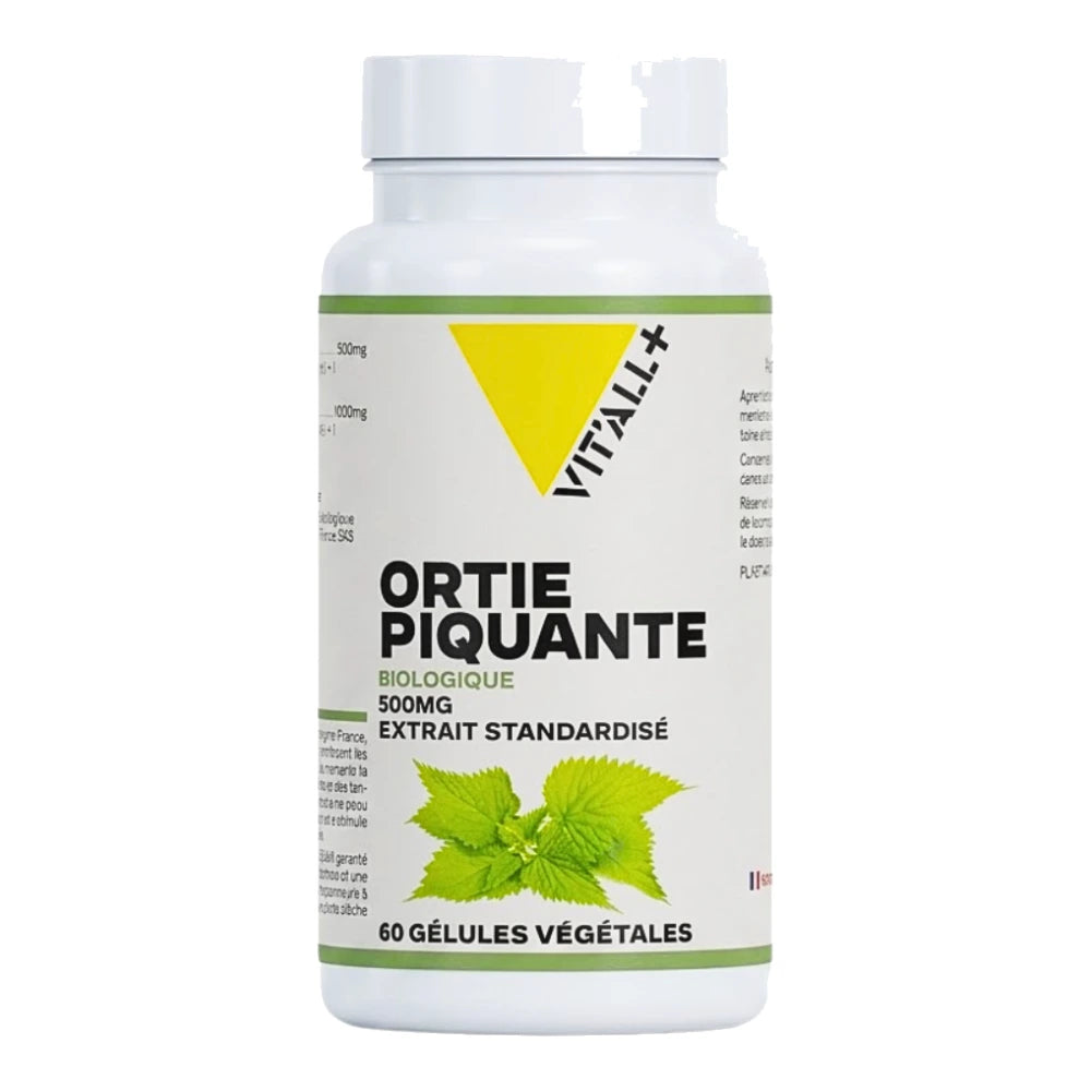 Vit'All+ Ortie piquante Bio 500 mg – pilulier de 60 gélules