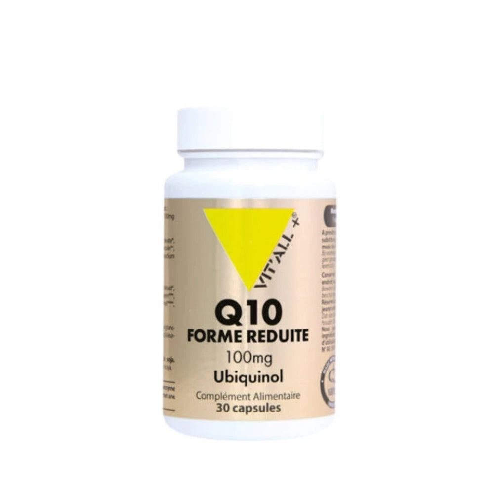 Vit'All+ Co-Enzyme Q10 Réduite 100 mg, boîte de 30 capsules