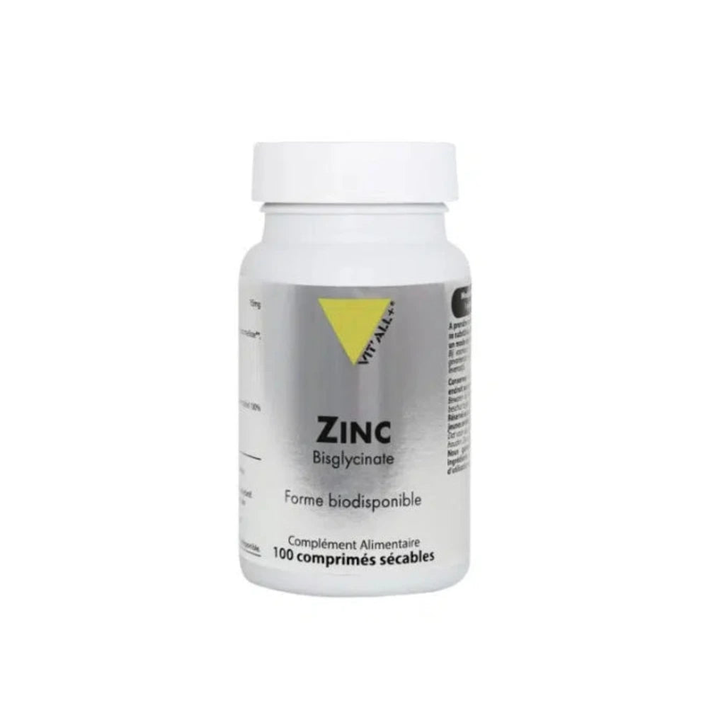 Vit'All+ Zinc 30 mg – 100 comprimés