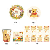 Pack Anniversaire 51 Pièces-  Winnie L'ourson
