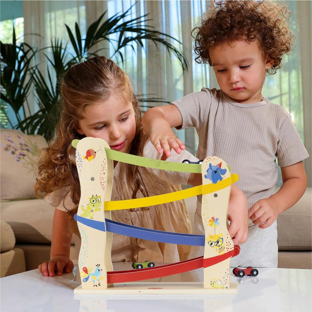 Tiny Love Rampe de Course de Voitures en Bois Born to Party