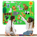 Tapiz Mural Educativo de Fieltro - Tema Zoo