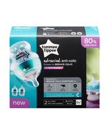 Lot de 2 Biberons Tommee Tippee anti-colique avancé 0m+ - 150ml
