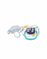 Set of 2 Bébé Confort Reversible Pacifiers 6-36m - Lazy Sloth