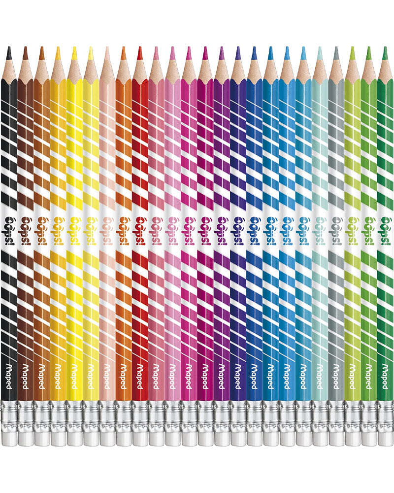 Maped Boîte de 24 Crayons color'peps Oops effaçable