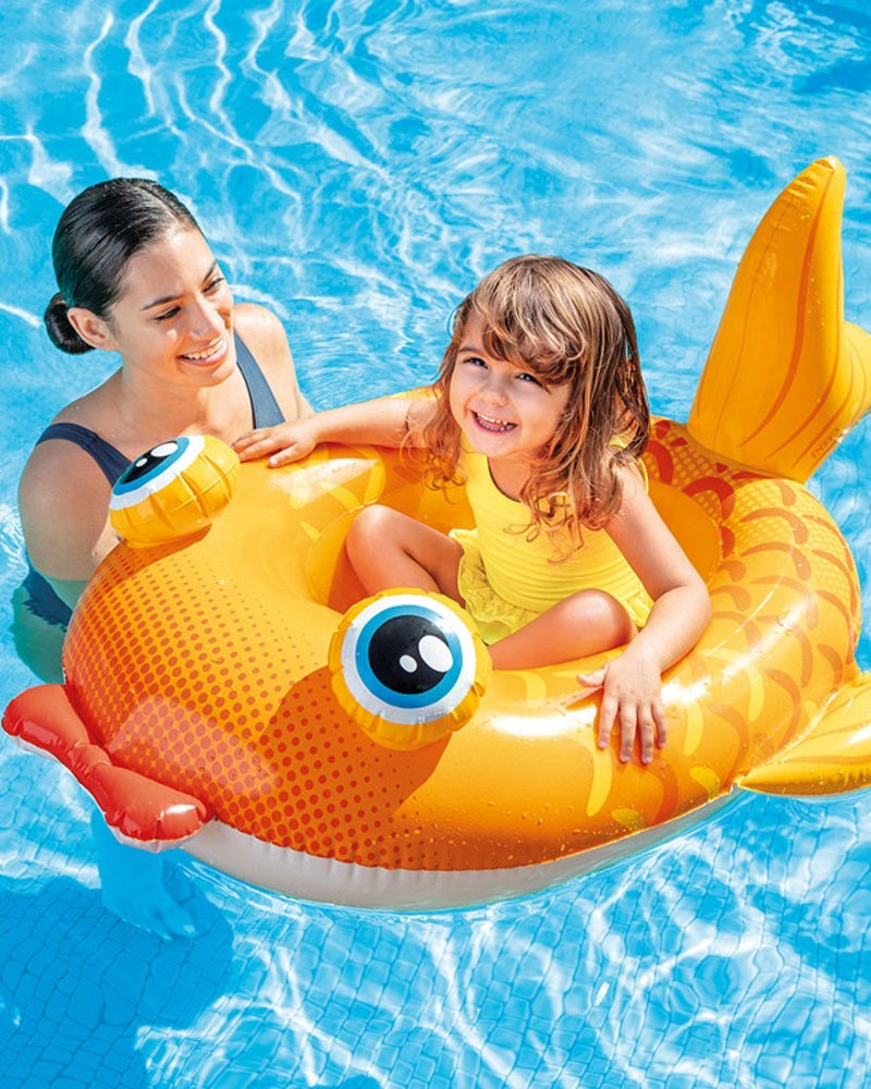Crucero inflable para piscina con peces Intex - Naranja