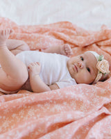 Tiny Twinkle Lot de 3 Couvertures à emmailloter Kaffle - Blush