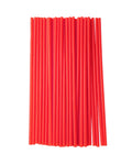 Ensemble de 25 Pailles en Papier Jetable - Rouge