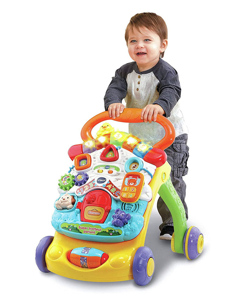 Vtech Super Trotteur parlant 2en1 Bleu - 9M+