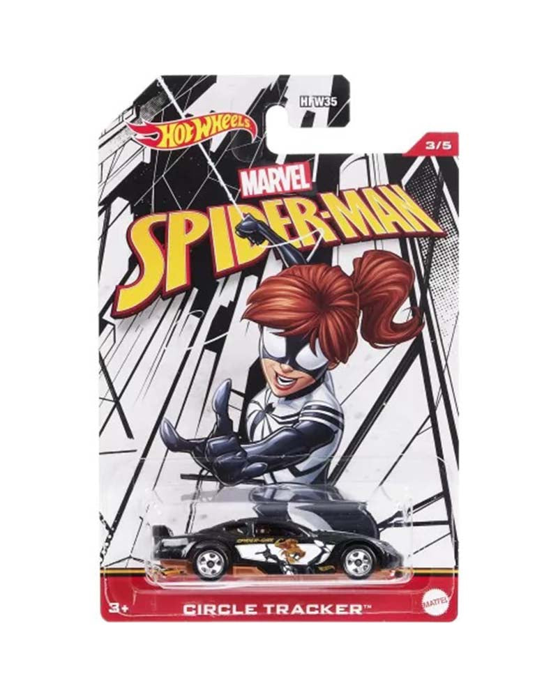 Hot Wheels - 1/64 Pack of 1 Marvel Spiderverse Vehicle - 3A+