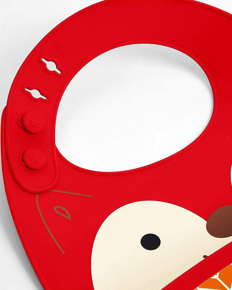 Skip Hop Bavoir Silicone Zoo - Renard